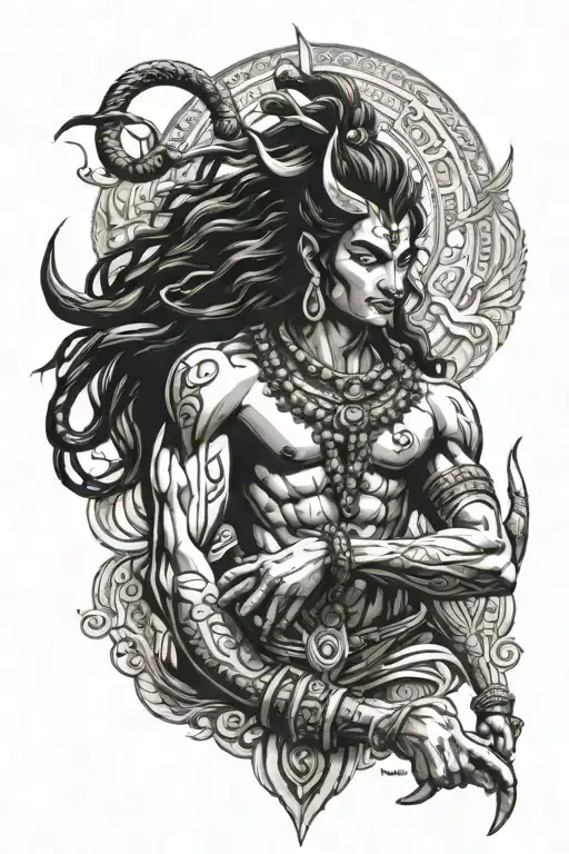 Shiva In Warrior Mode