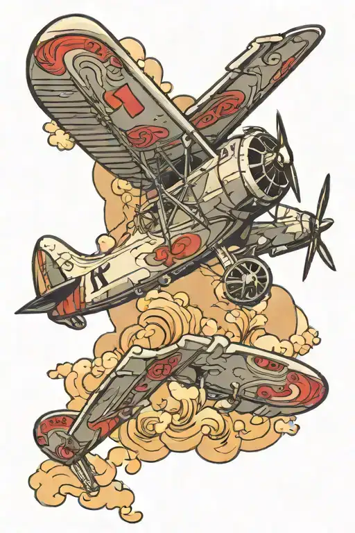 Airplane Flying Away