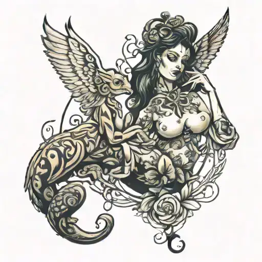 Sexually Themed Tattoo For The Date 8-17-2024