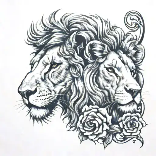 Number 31 In The Background With Half A Lion And Half A Lambs Face In Front Of It