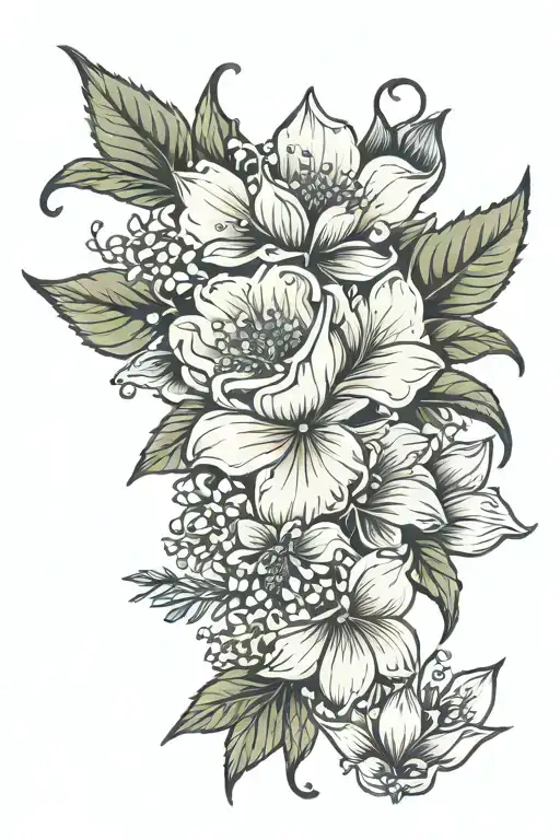 December Flower With February Birth Flowers