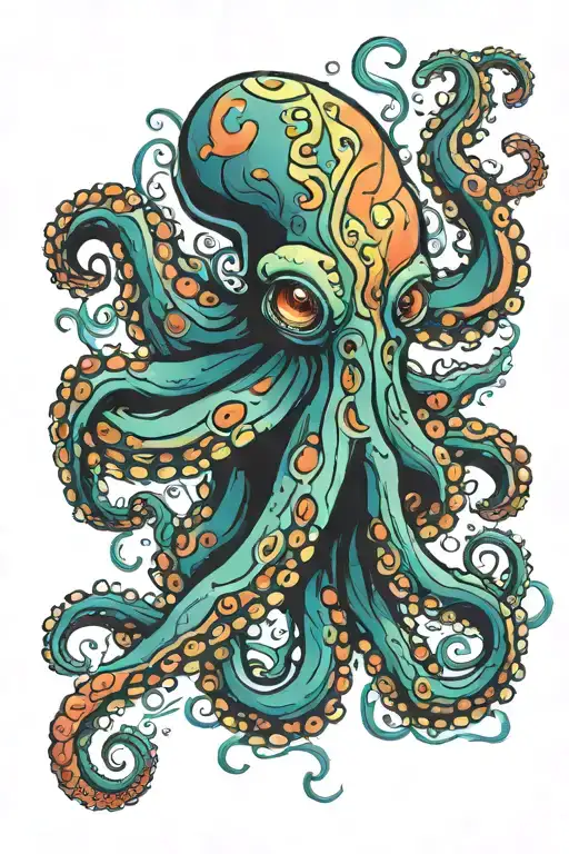 Octopus In Full Color