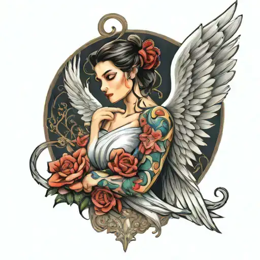 Shoulder Tattoo Angel