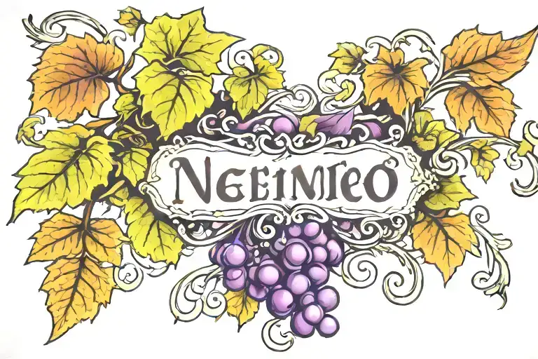 Name With Grape Vine