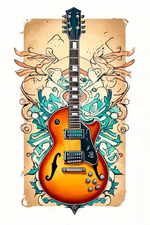 Semi Hollow Guitar