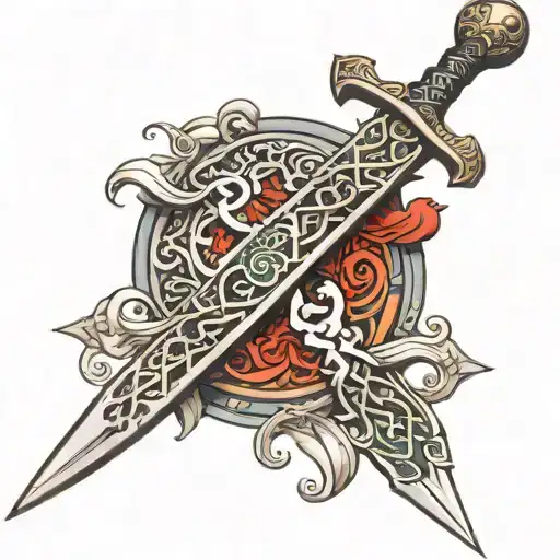 Islam Sword Intertwined