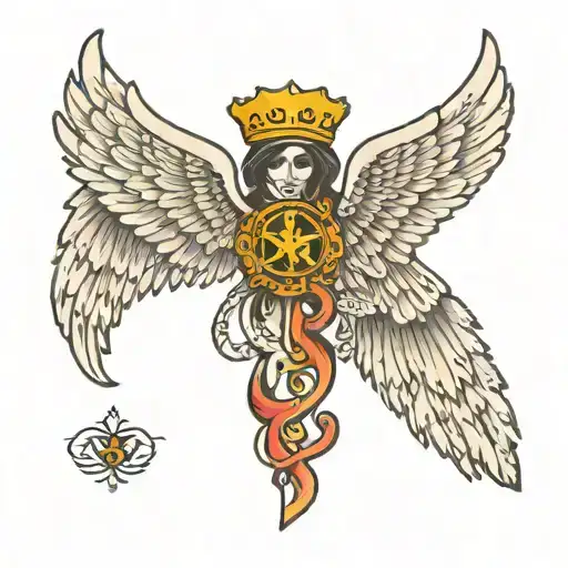 Boston B With Angel Wings