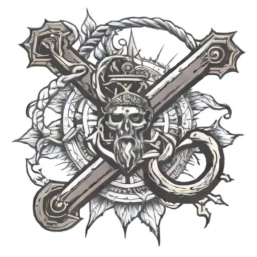 Anchor Christ Crucified