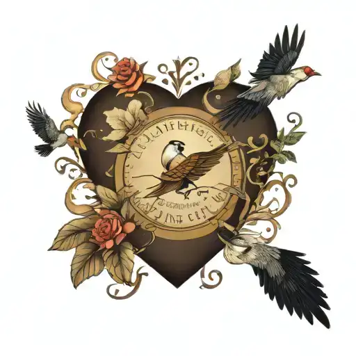 Quote Atay The Course With Birds Flying And Coordinates