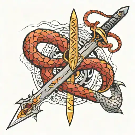 Sword Turning Into Snake Coming