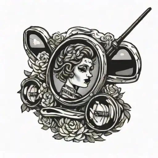 Don't Look Back Car Mirror