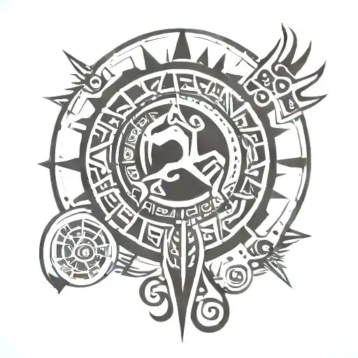 African Tribal Design For Symbol For Knowledge