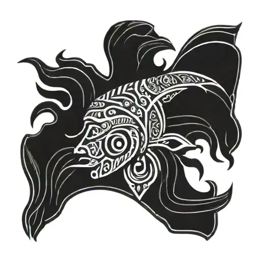 African Tribal Tattoo For Loyalty