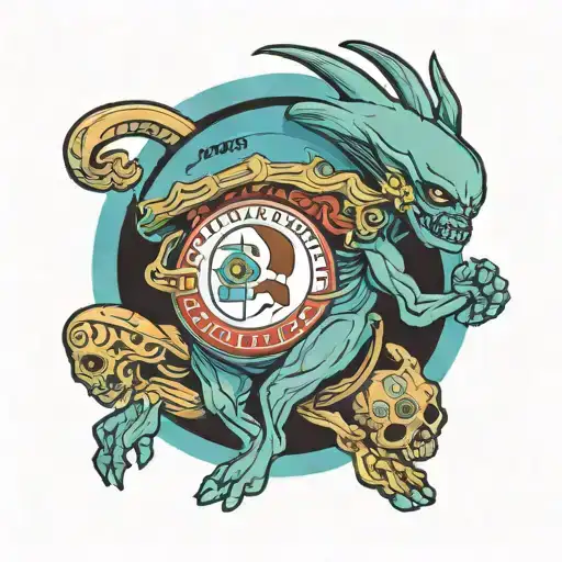 An Alien Wearing An Argentine National Team Shirt