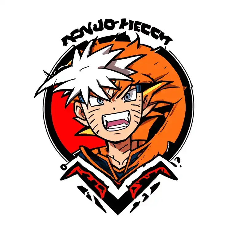 Bleach Naruto One Piece Dragon Ball Z Logos Combined