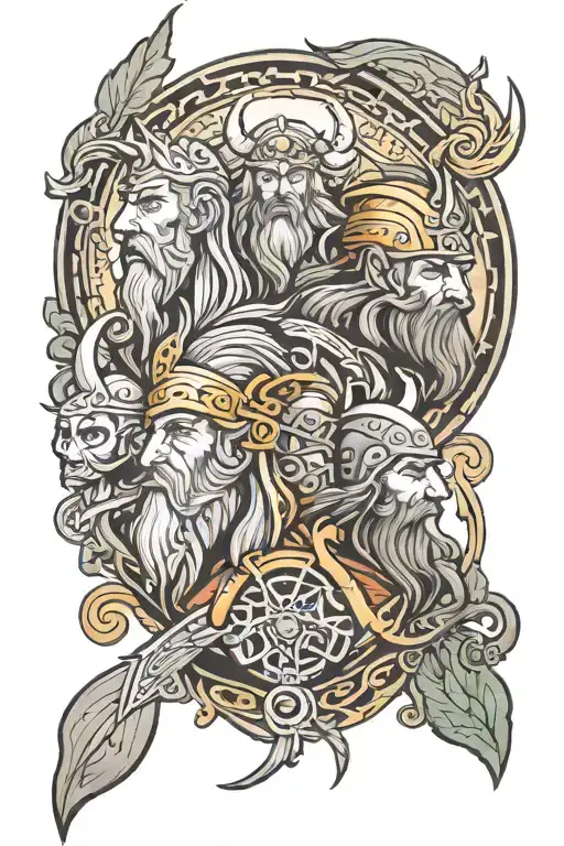 Roman Gods Vikings Norse