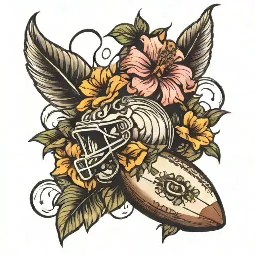 Football With Flowers