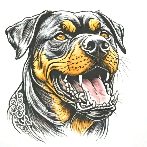 Scary Rottweiler Realistic
