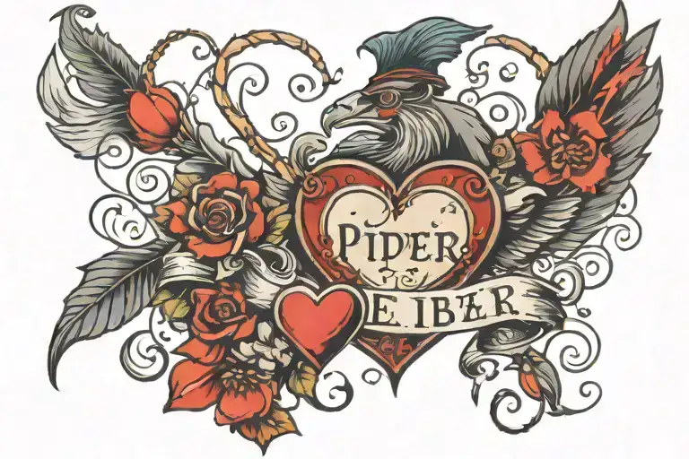 Name Piper And Ember On Either Side Of A Broken Heart Repairing It