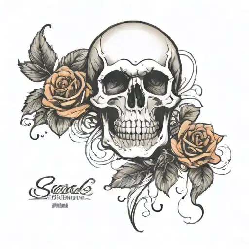 Skull And Roses
