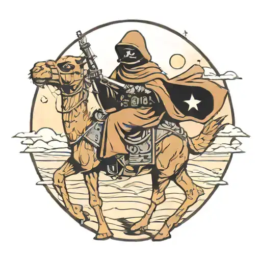 Star Wars Jawa Riding A Camel