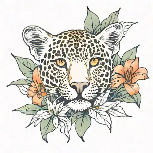 Leopard Lily And Eucalyptus