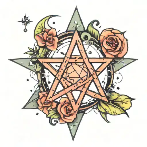Cancer Constellation Tattoo With Star Of David