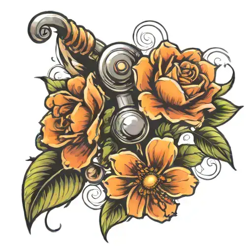 Floral Barbell