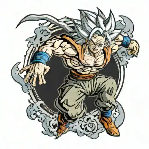 Dragon Ball Goku Ultra Instinct Goku Kamehameha