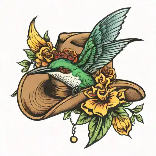 Hummingbird Cowboy Hat