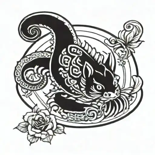 Dinner Plate Black And White