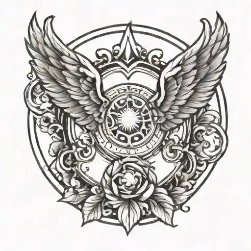 Three Wings In A Circle