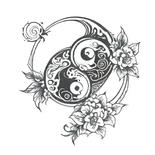 Eternal Love Yin Yang Symbol