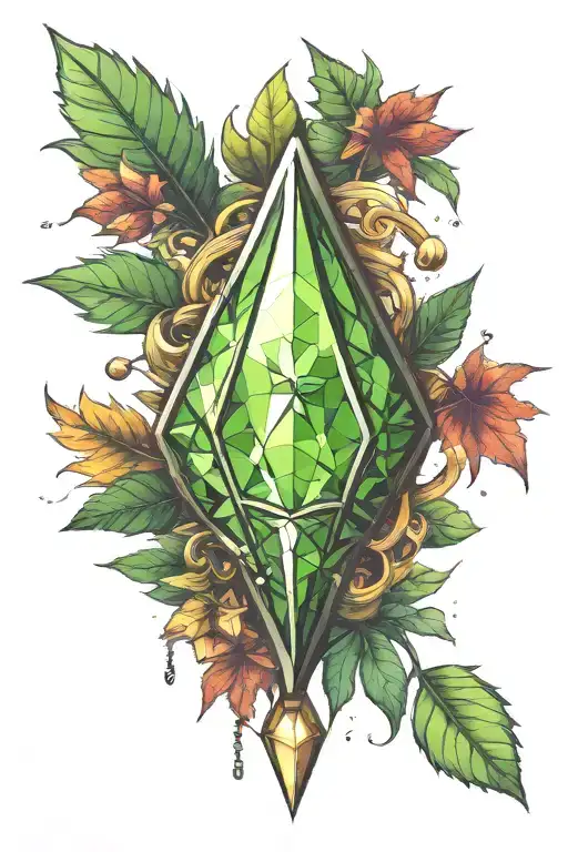 Sims 4 Plumbob With Pot Leaf Sparkles Surrounded