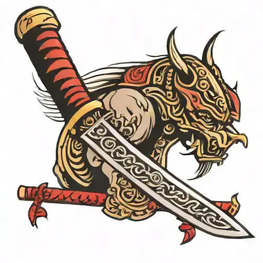 Samurai Sword Tattoo