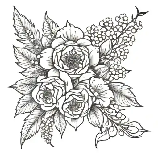 June Birth Flower Bouquet