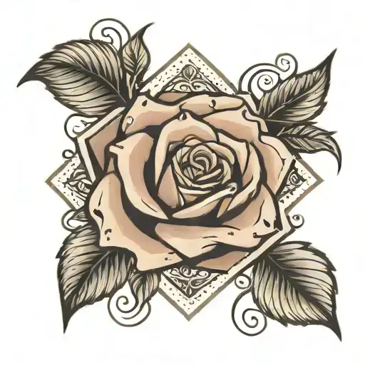 Rose With Bandanna Print