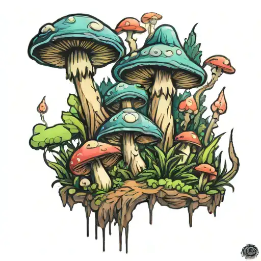 Mario Mushroom Forest