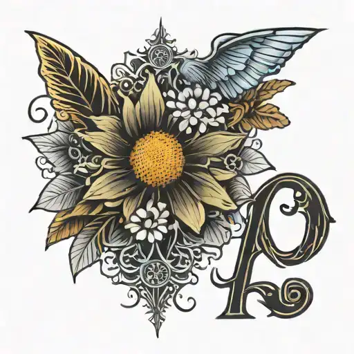 The Word Malakeh With A Dandelion At The End