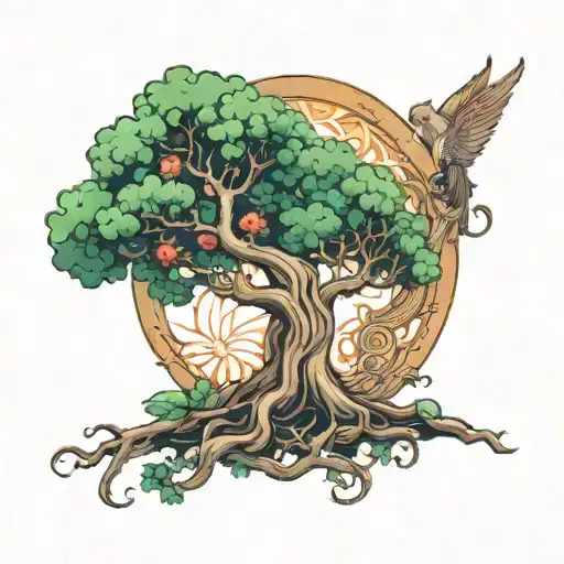 Tree Of Life With An M
