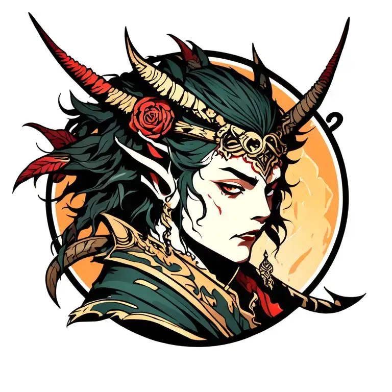 Demon Slayer Tattoo Design