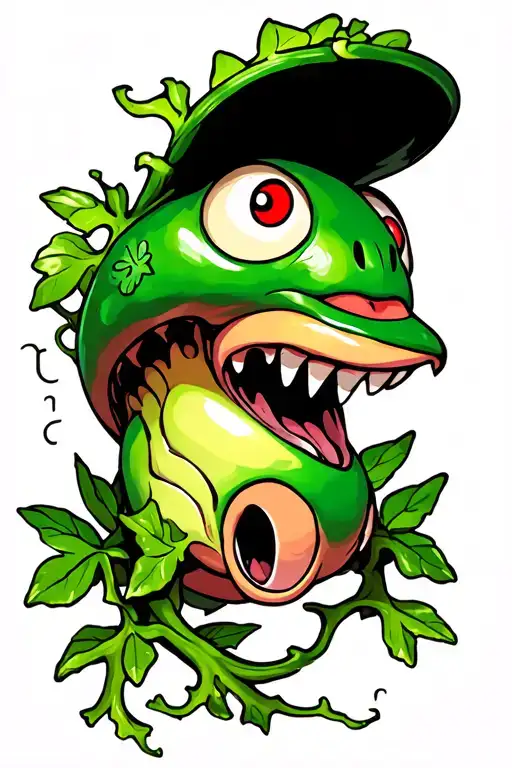 Piranha Plant With Vines