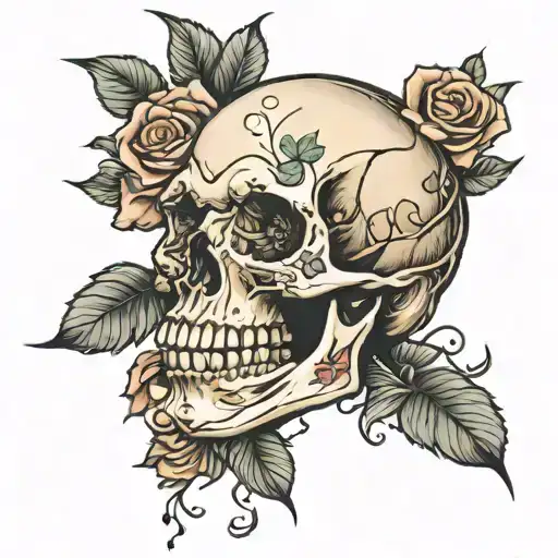 Skull And Roses