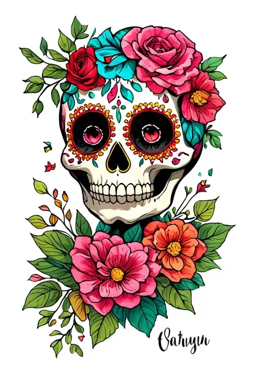 Sugar Skull With Something Cute