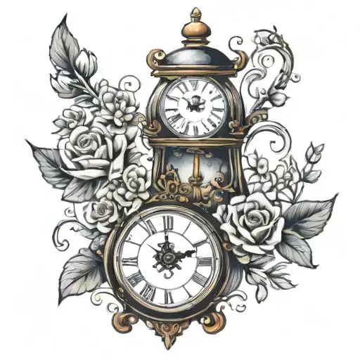 A Clock But Instead Of Numbers It's Value The Time