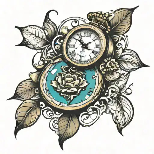 A Clock With Value The Time Inside Representing Your Love