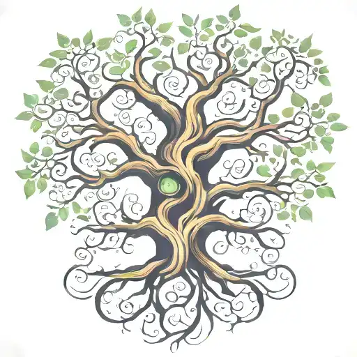 Family Tree For 5 Family Members Intertwined