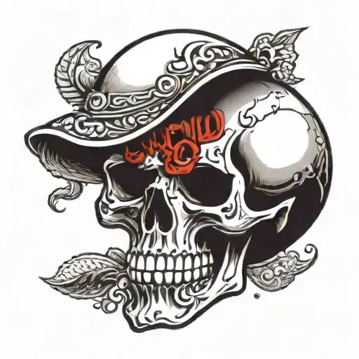 Skull With The Text Prince