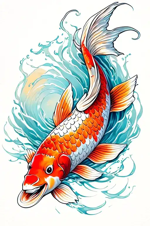 Carpe Koi Fish