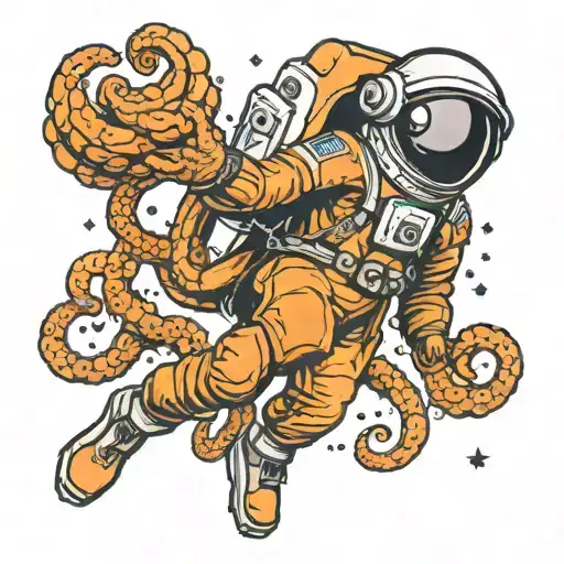 Astronaut With Octopus Arms